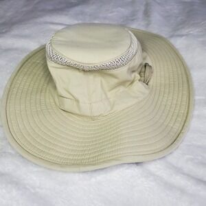 Tilley Endurables The Airflo Sun Hat LTM6 Khaki Beige Made In Canada Size 7 3/8